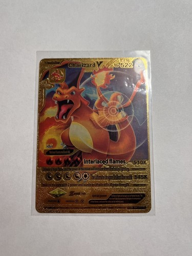 Interlaced Flames Charizard V Level 92 HP522 Gold Foil Pokémon