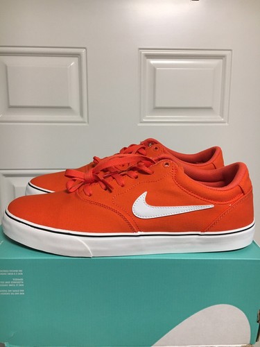 Nike SB Chron 2 Skate DM3494-801 White Orange Mens Shoes