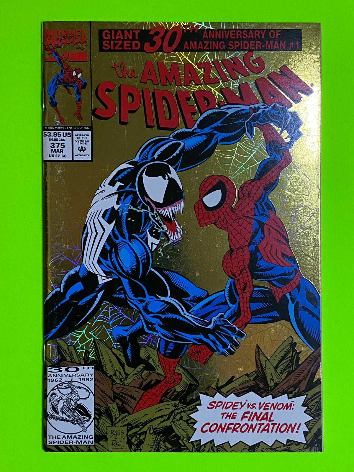 アメコミ Amazing Spider-Man #375 (1993) 9.6 AMAZING SPIDER-MAN #375 (MARVEL 1993) 1ST ANN WEYING SHE