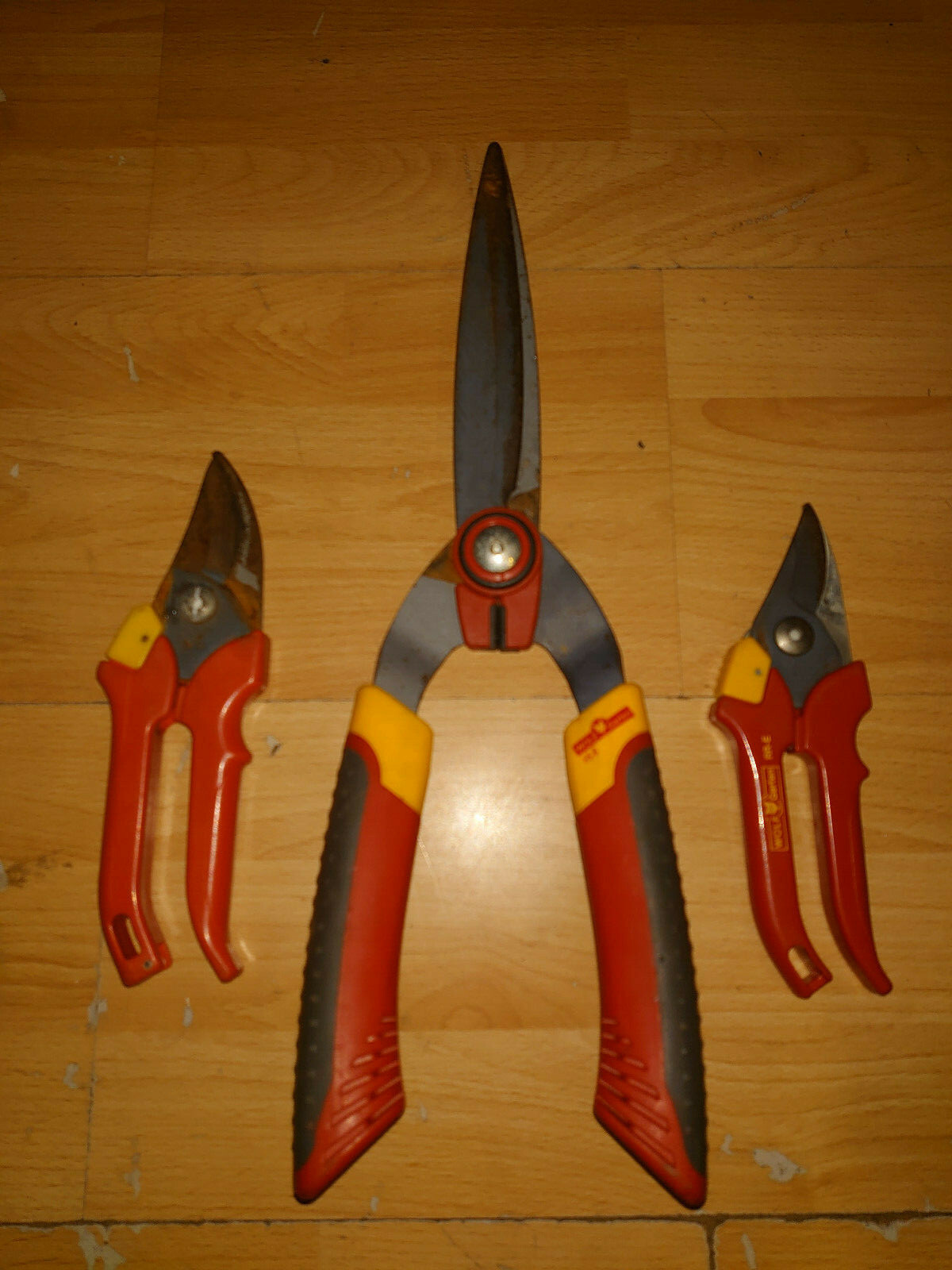 WOLF-GARTEN Buchsbaumschere HS-B Baumschere+2X Gartenschere Strauchschere.