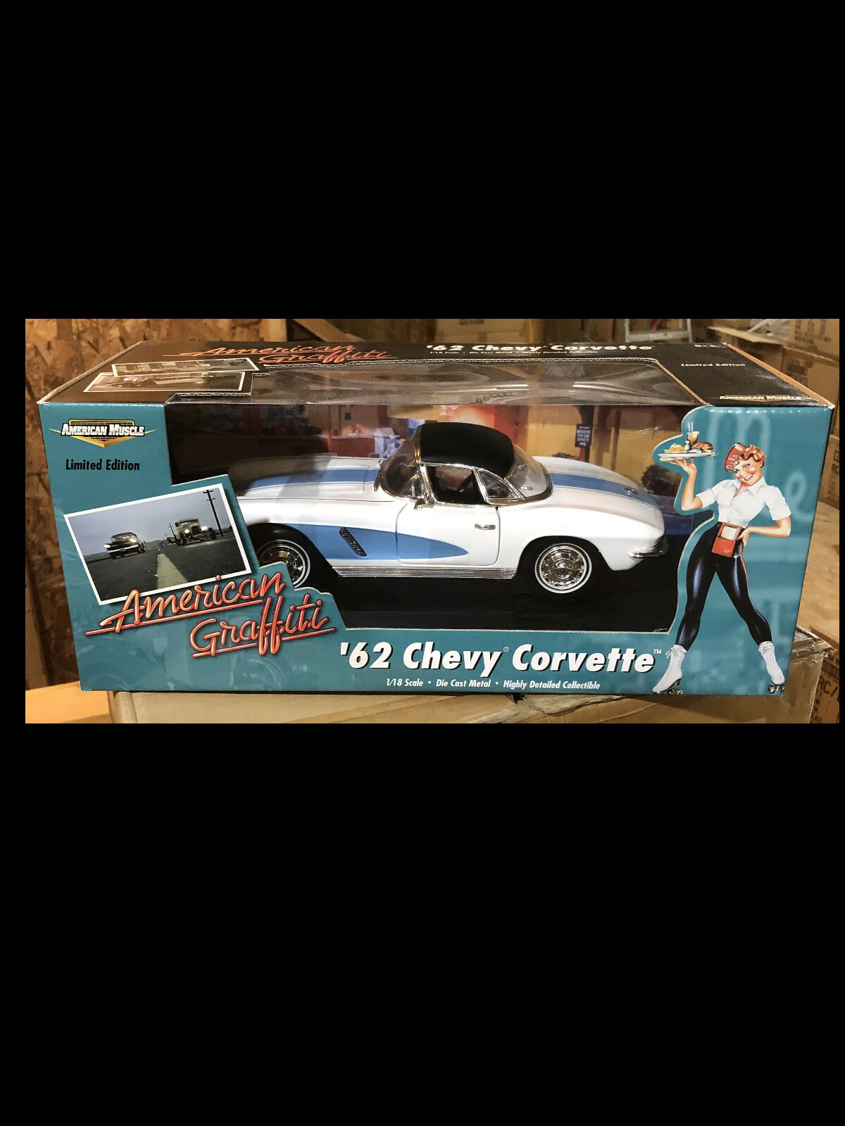 1962 Corvette Hardtop American Graffiti 1:18 Ertl American