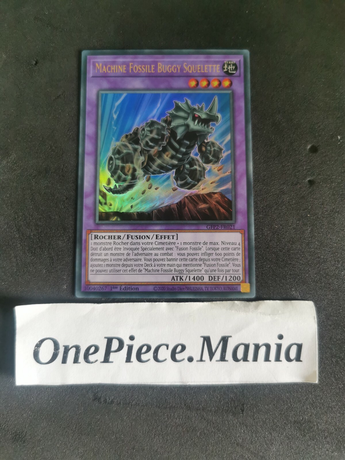 Yu-Gi-Oh! Machine Fossile Buggy Squelette : UR GFP2-FR021