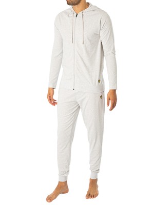 

Мужской комплект с капюшоном на молнии Lyle - Scott Earl, серый, Grey