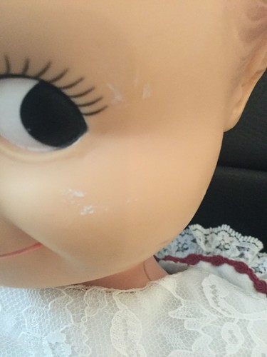 Vintage Googley 27” Girl Doll Cameo