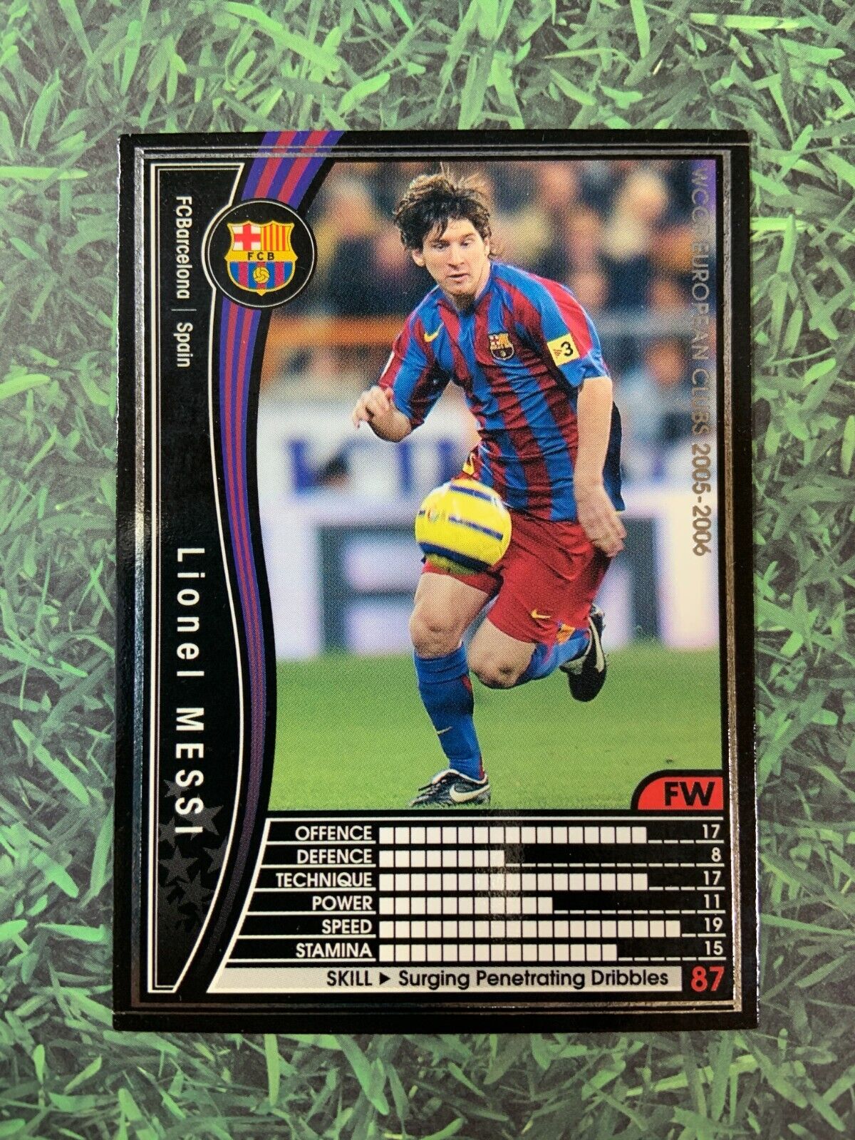 Panini WCCF 2005-06 Lionel Messi FC Barcelona Rookie