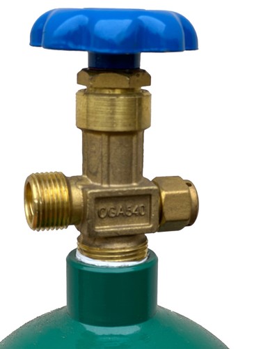 20 cu ft Steel Oxygen Cylinder O2 Gas Tank with CGA540 Valve for Torch Welding