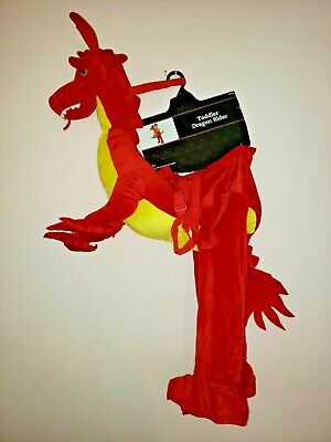 Toddler Riding Flying Dragon Halloween Costume Red Plush One Size fits most 3T-4