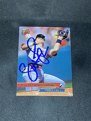 Scott Livingstone 1993 Fleer Ultra #202 Detroit Tigers Scott Livingstone 1993 Fleer Ultra #202 Detroit Tigers