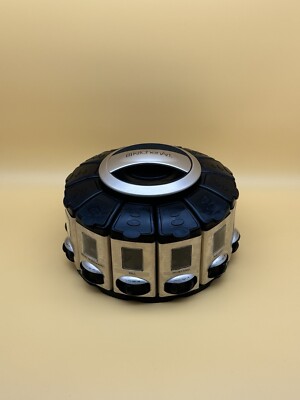 KitchenArt 57010 Select-A-Spice Auto-Measure Carousel Professional Series Black