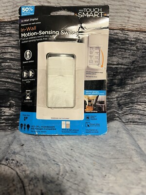   My Touch Smart 41381 In-Wall Digital Motion Sensing Switch Lighting Timer NEW