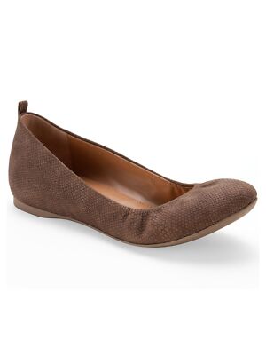 Женские коричневые балетки на танкетке Vinniee с рисунком чешуи от STYLE & COMPANY, 8 М