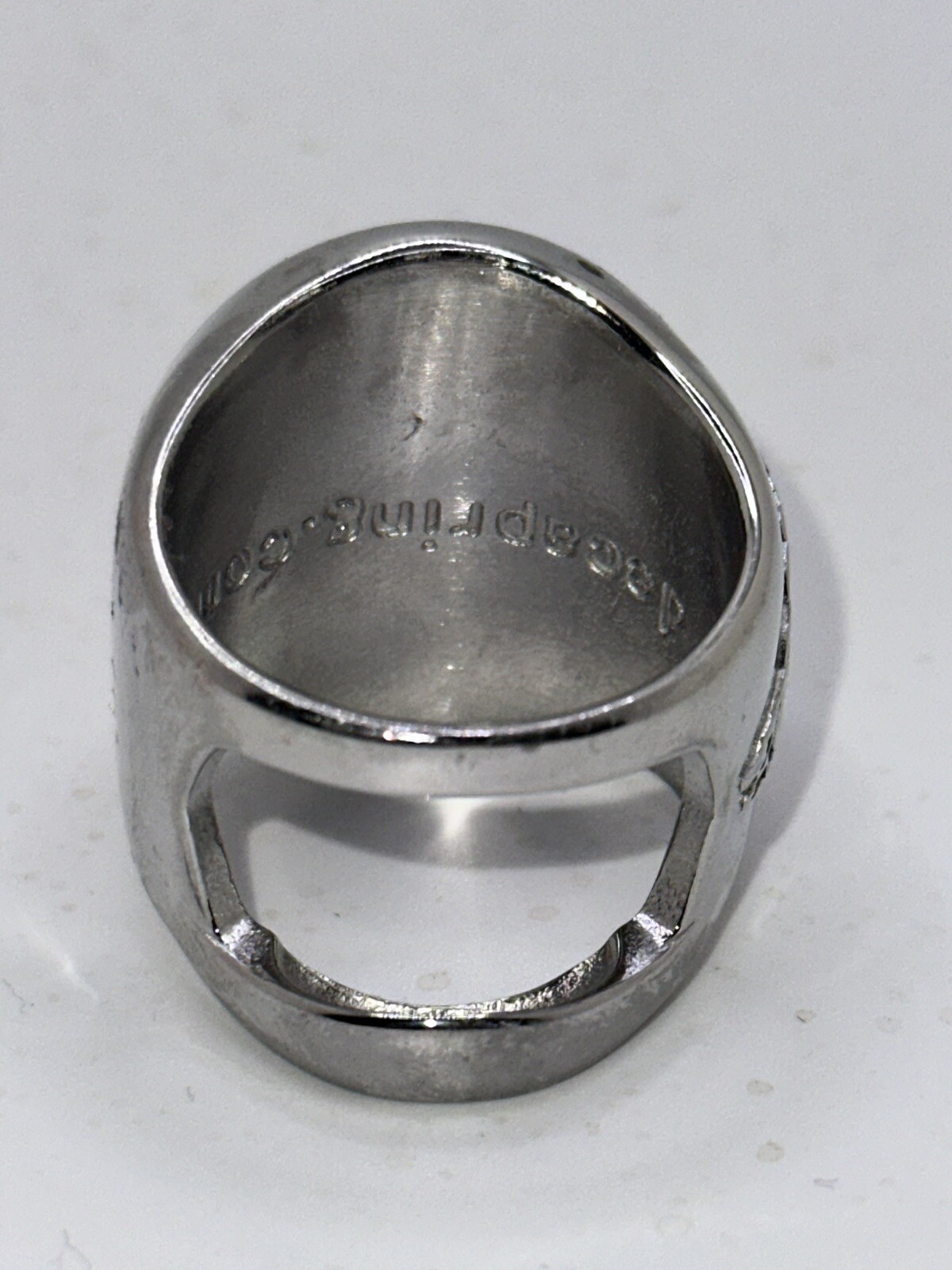 Boston Bruins Centennial deCAPitator Ring bottle cap and can tab opener!