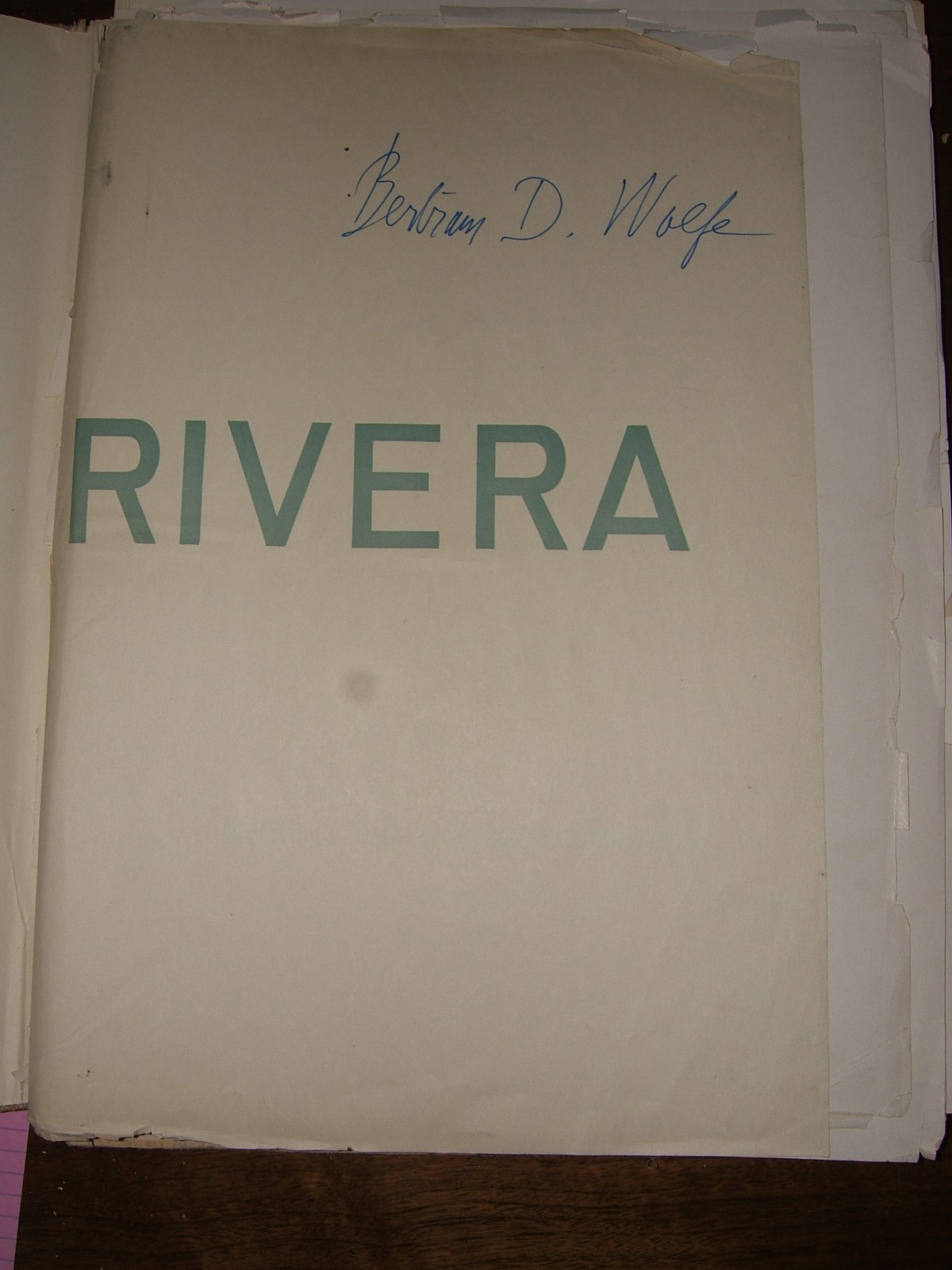 SIGNED & INSCRIBED by DIEGO RIVERA + FRIDA KAHLO Lithographs Art Books Mexican