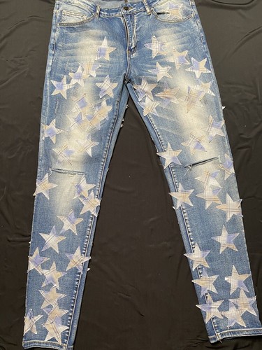 アミリ AMIRI Blue Chemist Star Jeans AMIRI Blue Chemist Star Jeans Amiri