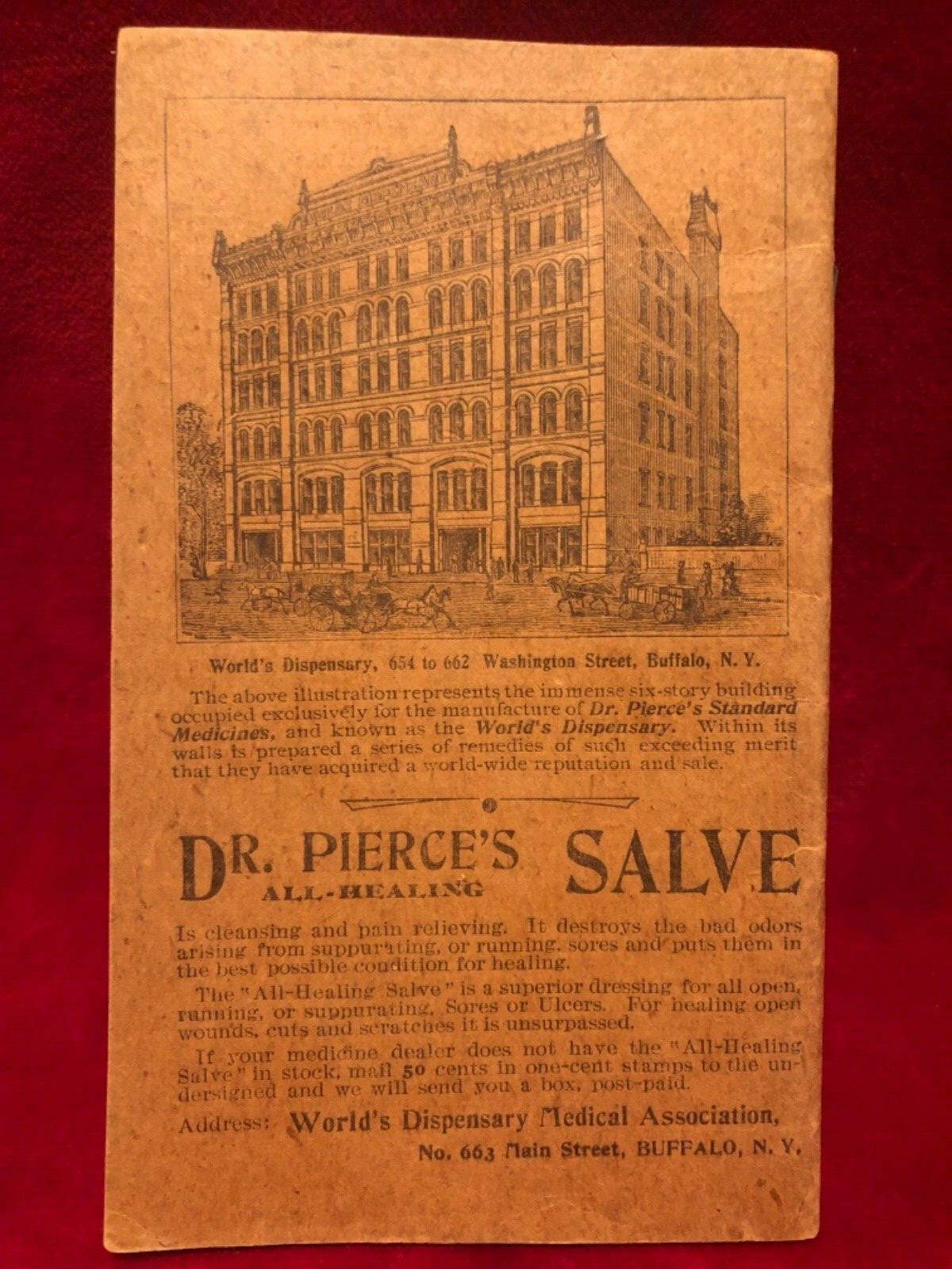 Antique 1909 Pierce's Memorandum Account Book for Farmers, Mechanics