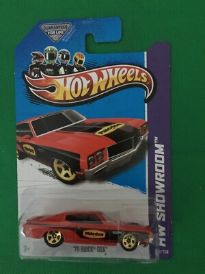 2013 Hot Wheels #249 HW Showroom-Performance Milodon '70 BUICK GSX Red B157