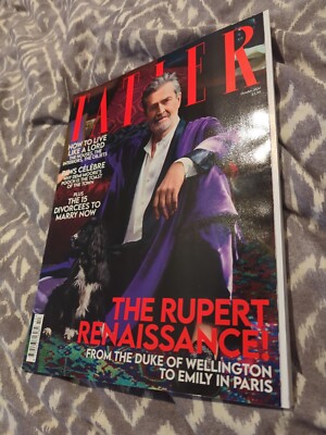 Tatler UK magazine October 2024 Rupert Everett, Melanie Hamrick, George Cottrell