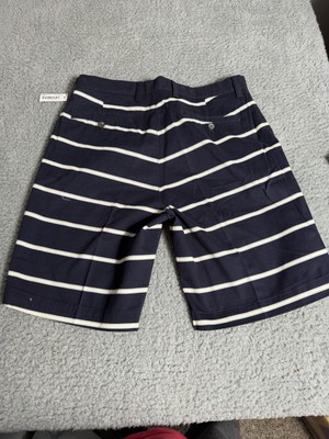 Amazon Essentials Men's Classic-Fit Short Navy Stripe Size 32