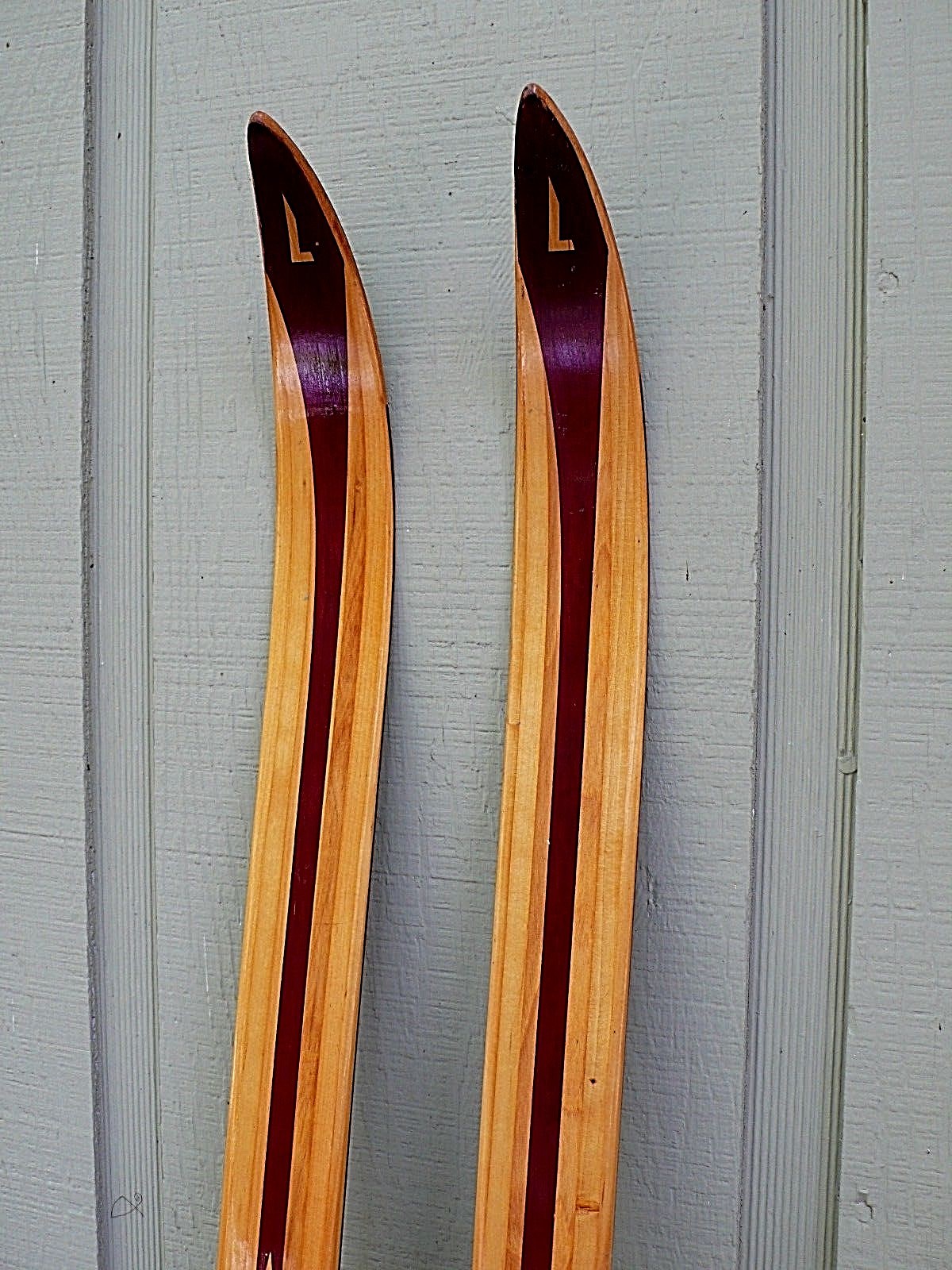 Vintage Hickory LANDSEM Cross Country Skis MADE IN RINDAL NORWAY 75 