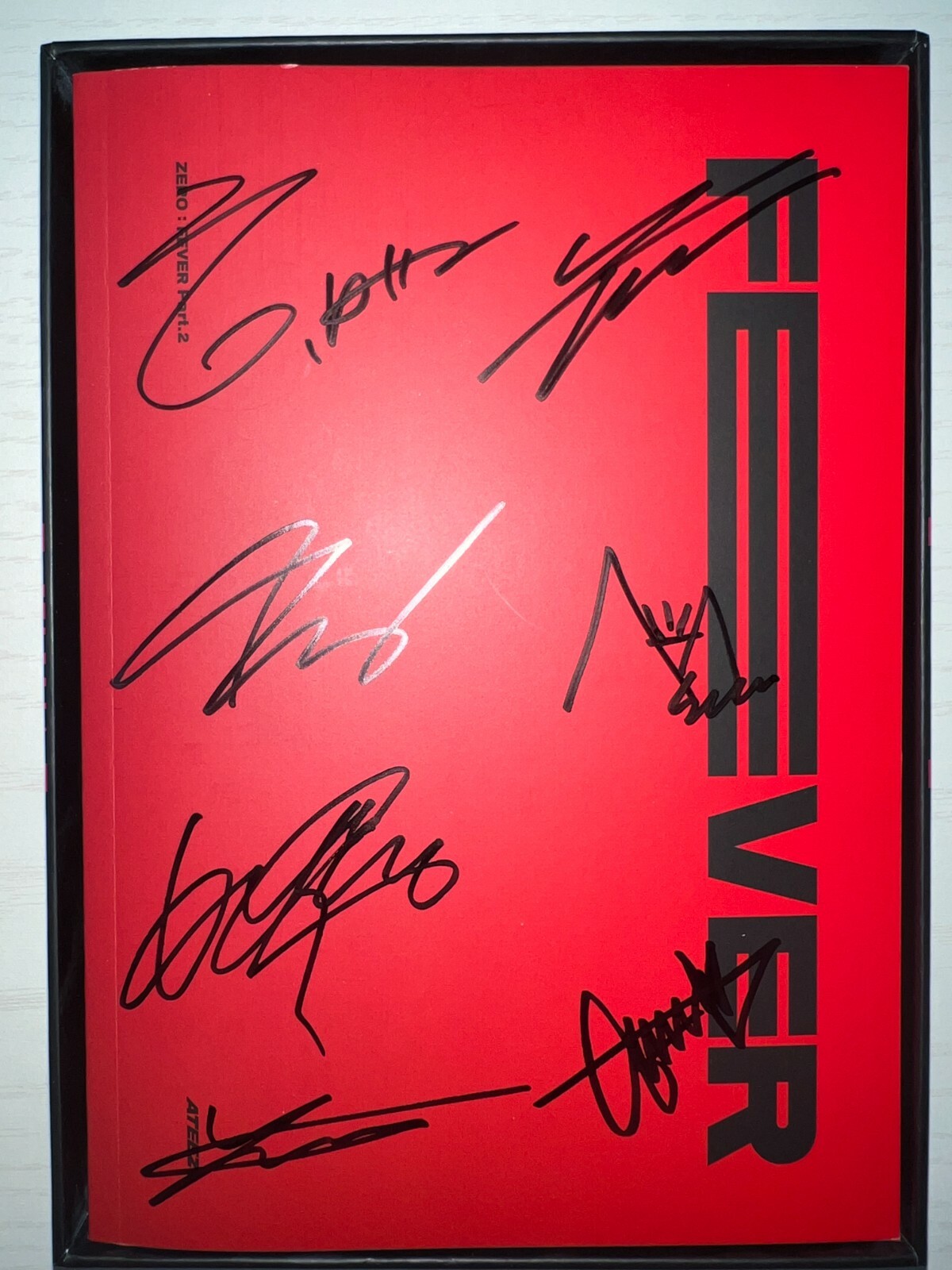 ATEEZ [ZERO : FEVER Part.2] Autographed Signed Album // A