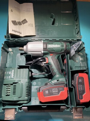 Metabo Ssw 18 Ltx 600 2X 5.5AHLIHD Kit - $800 MSRP