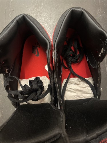 Pre-owned Jordan Size 11.5 -  1 Og High Satin Bred W In Red