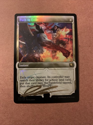 MTG Magic Path To Exile FOIL Signed Artist Proof x1 SS2