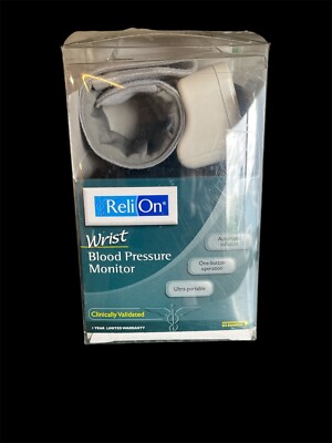 Blood Pressure Wrist Monitor ReliOn HEM-6021-WM - Open Box605388577221