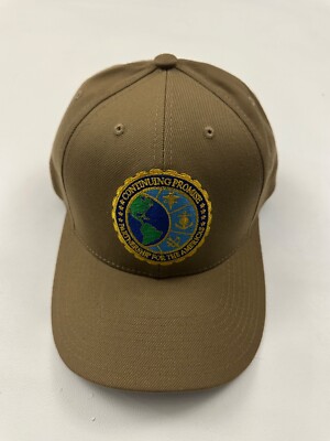 The Corps Partnership for the Americas Logo Beige Baseball Cap Hat One Size