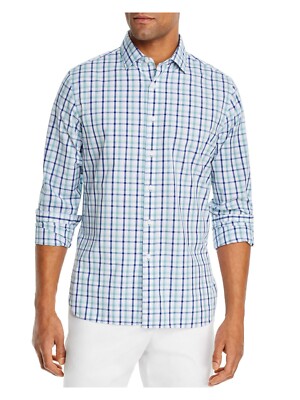 Дизайнерская брендовая мужская белая повседневная рубашка классического покроя с длинным рукавом и пуговицами на пуговицах M