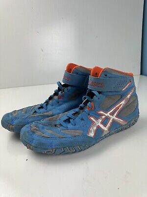 Asics orange wrestling shoes online