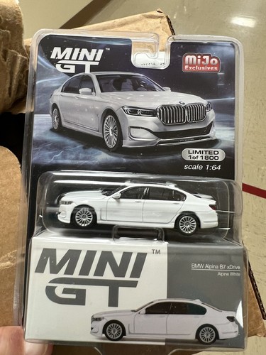 MINI GT 1/64 BMW アルピナ B7 xDrive ホワイト MINI GT 1/64 BMW Alpina B7 xDrive Alpine White LHD MGT00557
