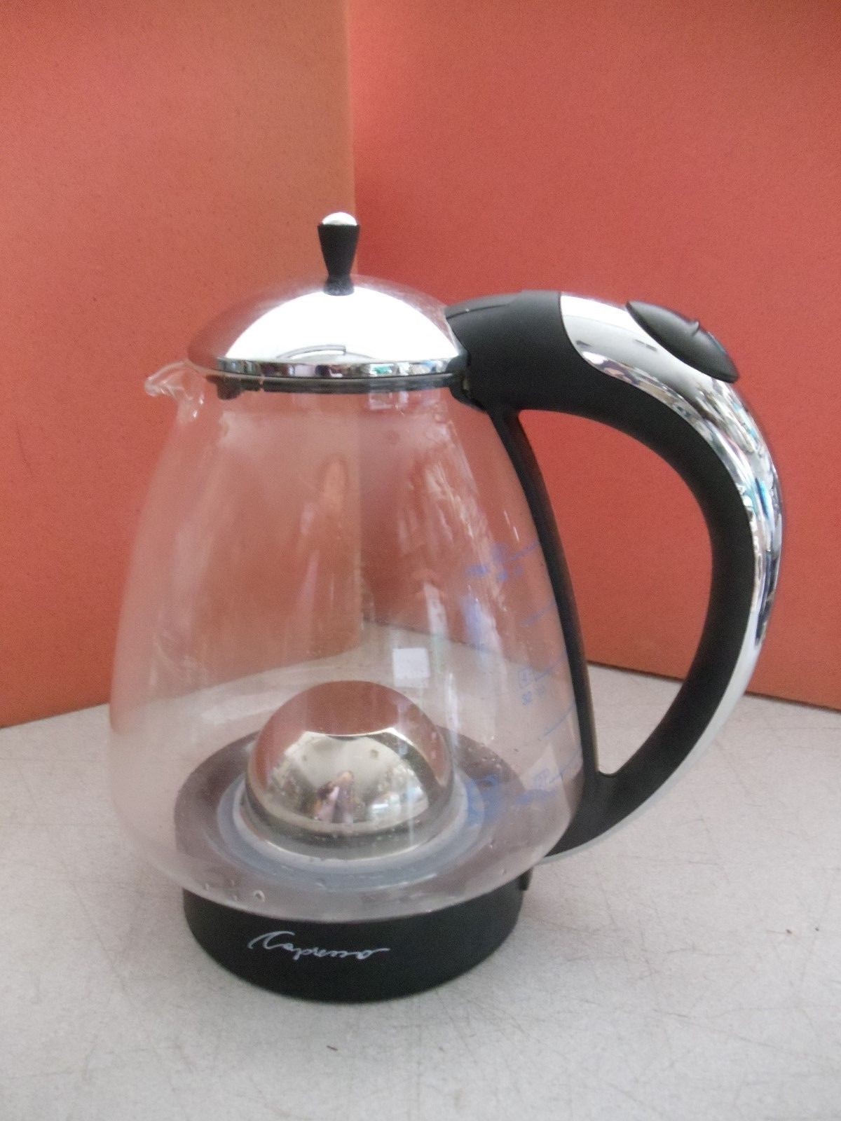CAPRESSO Electric Cordless Glass Kettle, 6 Cups, #256/259