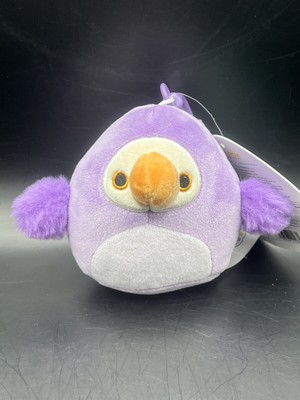New Neha Purple Dodo Bird Squishmallows 3.5 inch Clip Squishmallow Plush