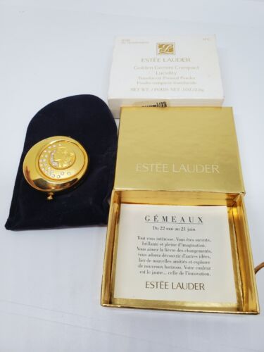 Estee Lauder Vintage Golden gemini Compact Lucidity Translucen...