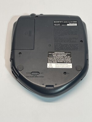 Sony Discman D-E305 ESP Mega Bass Portable Compact CD Player - TESTED & WORKING