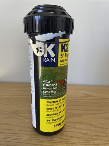 K-Rain K2 Pro 5" Sprinkler Pop-Up Rotor with Flow Control, with Adj Key, New