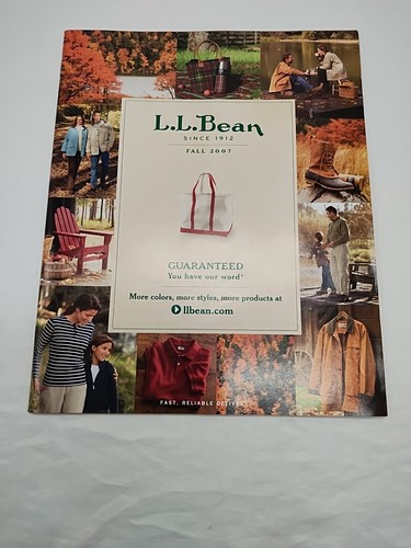 LL Bean Fall 2007 Mens Clothing And Fashion Catalog Magazine