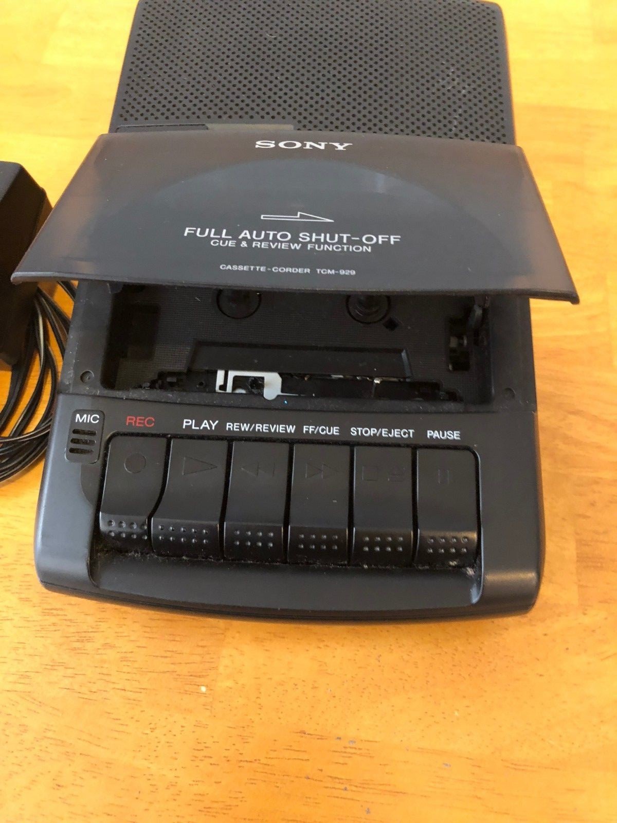 Sony Portable Cassette Tape Player and Recorder TCM-929 Not Working for parts