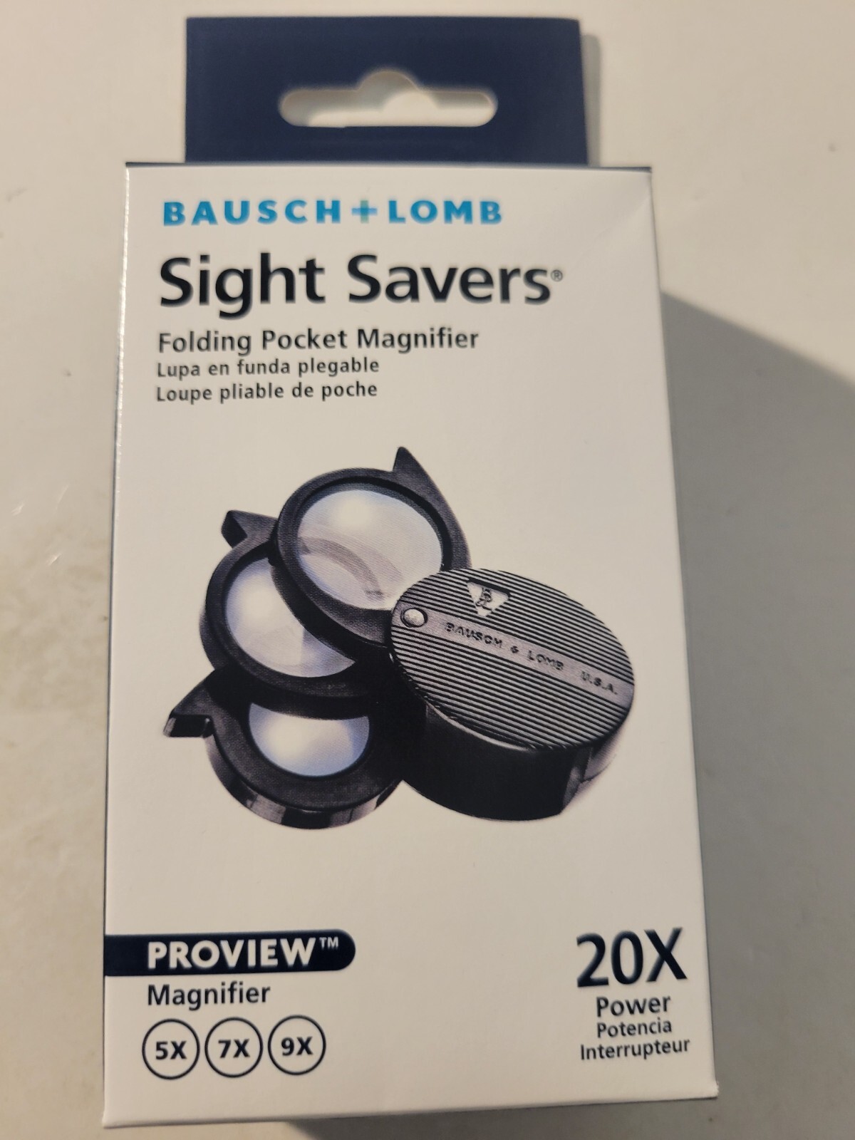 Bausch + Lomb 81-23-67 5X-20X Magnifier   NEW