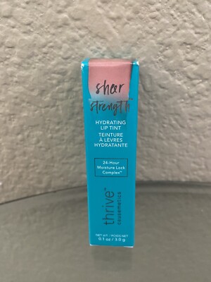 Thrive Causemetics Melissa Sheer Strength Hydrating Lip Tint Full Size 0.1oz New