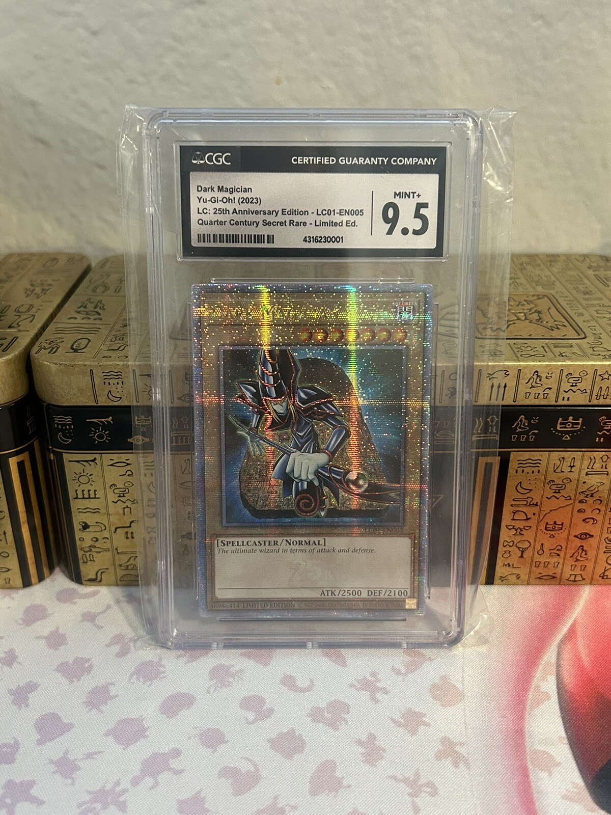 CGC 9.5 Dark Magician - LC01-EN005 - 25th Quarter Century Secret Rare