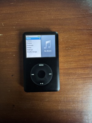 Apple Ipod Classic 6th Generation (w/Click-wheel) Black