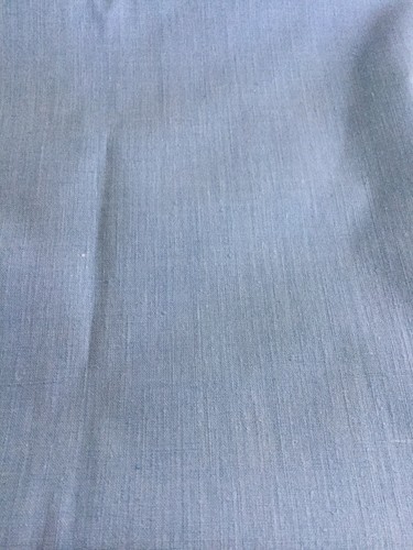 Vintage Light Baby Blue Kettle Cloth Fabric 2 1/2 Yds Nubby Textured Cotton F18