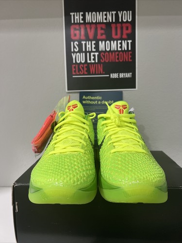 Pre-owned Kobe 6 Protro Grinch Deadstock 2020 - Size 10 - In Green