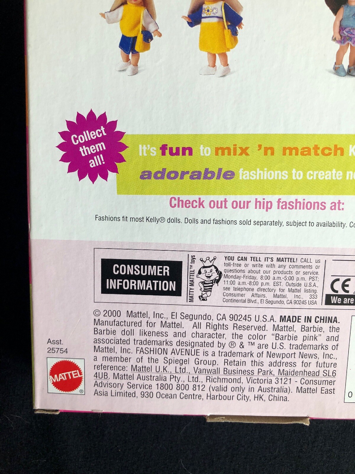 NRFB 2000  Kelly Soccer Star Fashion  Avenue fashion