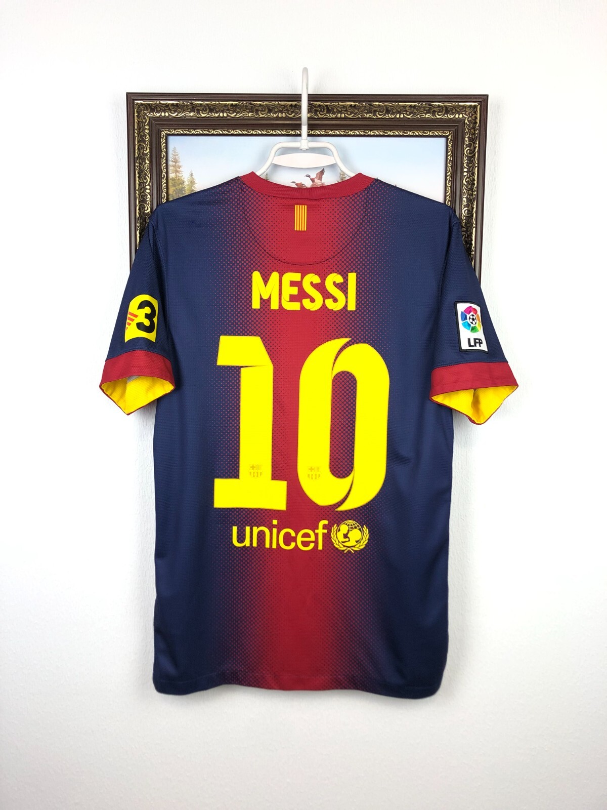 正規品Barcelona Home Shirt 2012 Messi 10 2012-13 Barcelona Home Shirt Messi #10 - 7/10 - (L.Boys)