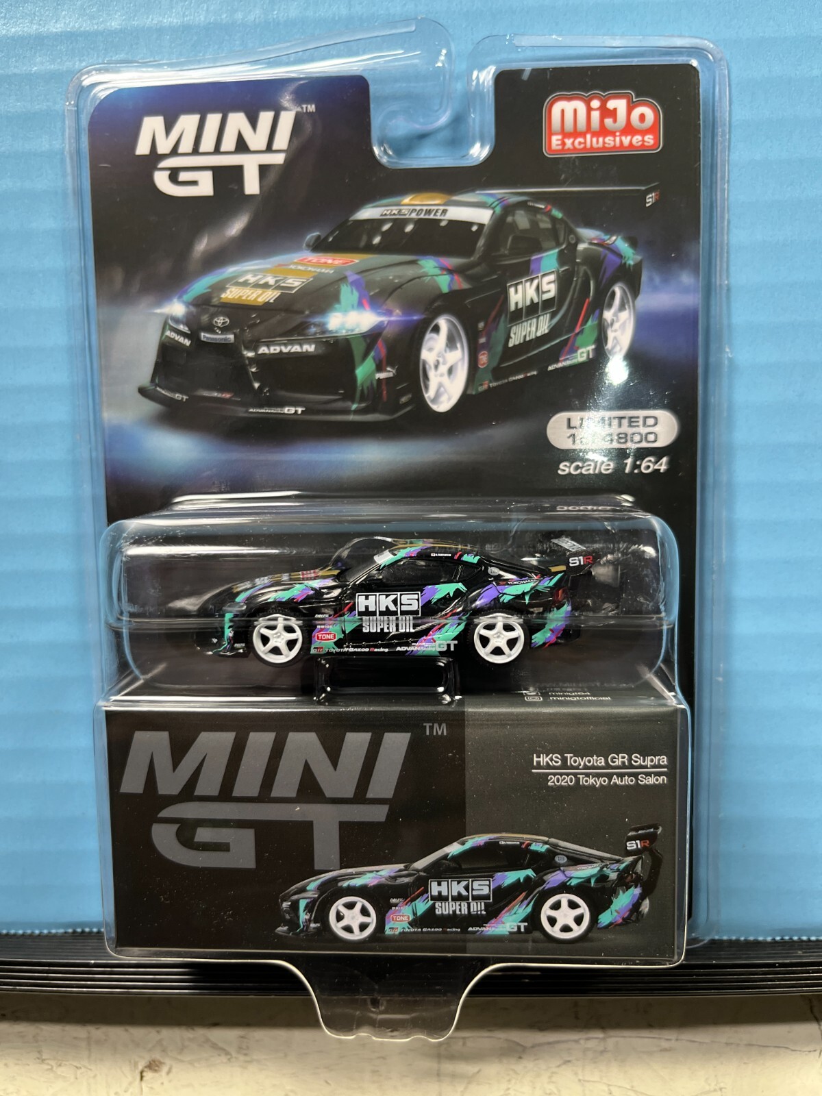 ミニカー MINI GT HKS Toyota GR Supra 2020 Tokyo 1/64 MINI GT HKS TOYOTA GR SUPRA 2020 TOKYO AUTO SALON MIJO