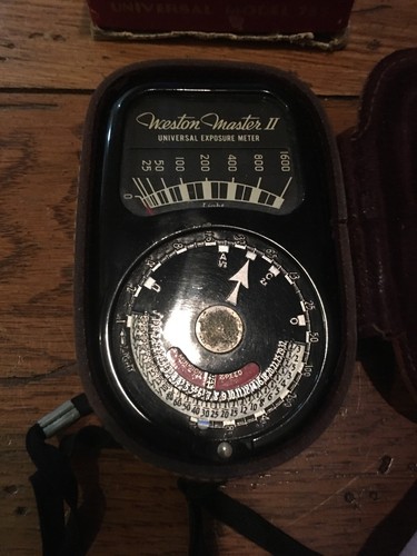 Weston Master II Exposure Meter With Box