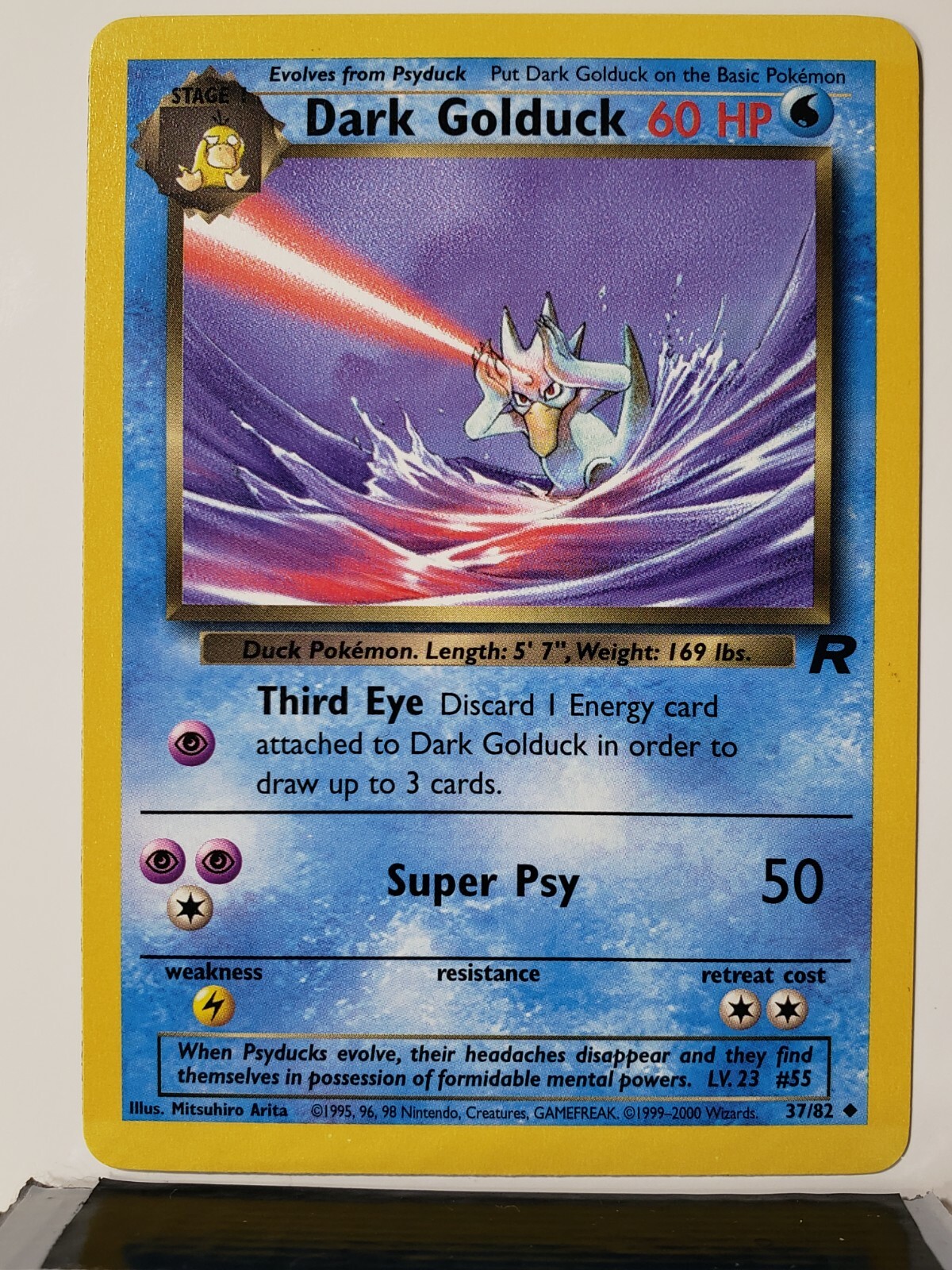 dark golduck pokemon card value 35/109 2004 CGC 9.5 Colorless Darkness Shield (20) Flip a coin Pokemon cards Dark Golduck 003/020R